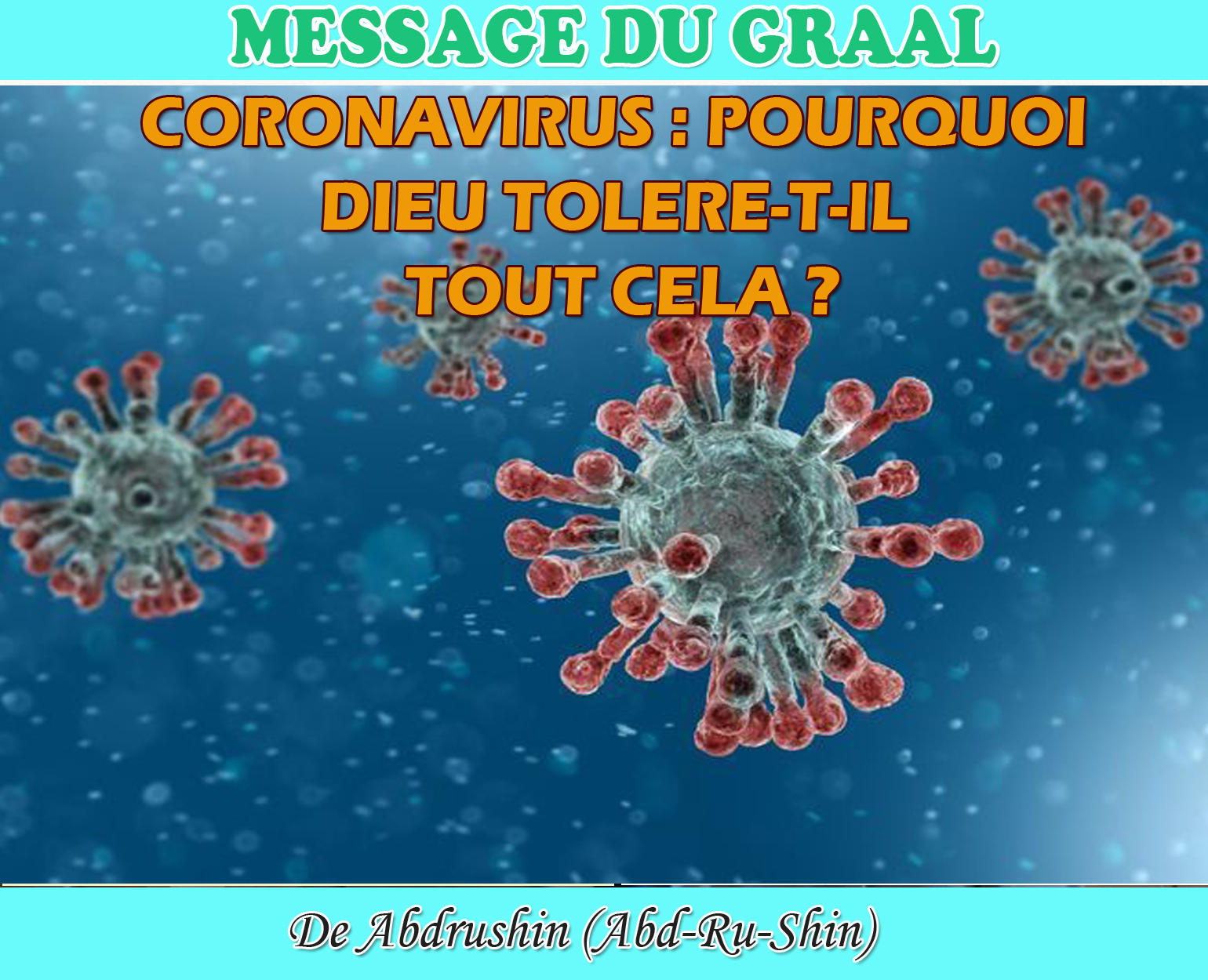 CORONAVIRUS : POURQUOI DIEU TOLÈRE-T-IL TOUT CELA ?